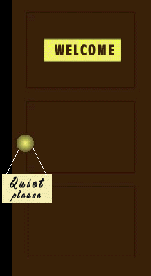 The real world is behind this door.DO IT just on click away